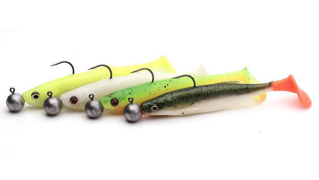 ZESTAW GUM SAVAGE GEAR FAT MINNOW T-TAIL RTF DARK WATER MIX 7,5cm