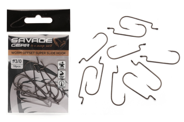 HAKI SAVAGE GEAR SUPER SLIDE WORM 3/0-10szt