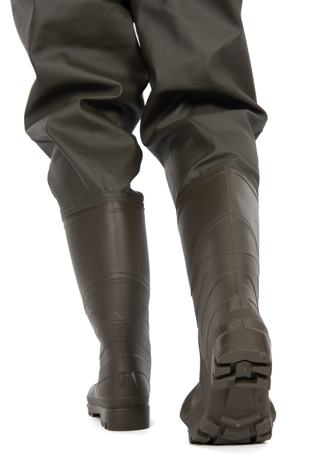 SPODNIOBUTY FOX KHAKI HD WADERS