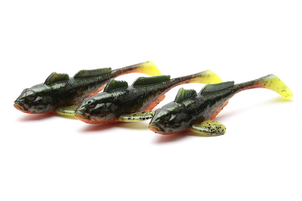 GUMY WESTIN GUNNAR THE GOBY 6,5cm/3szt - FIRE GOBY
