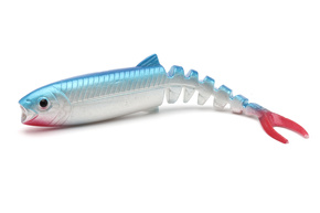 GUMA SAVAGE GEAR CANNIBAL MINNOW V-TAIL - BLUE PEARL