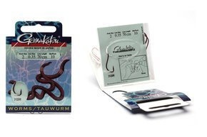HAK Z PRZYPONEM GAMAKATSU WORM LS-3120 2-0,35 mm