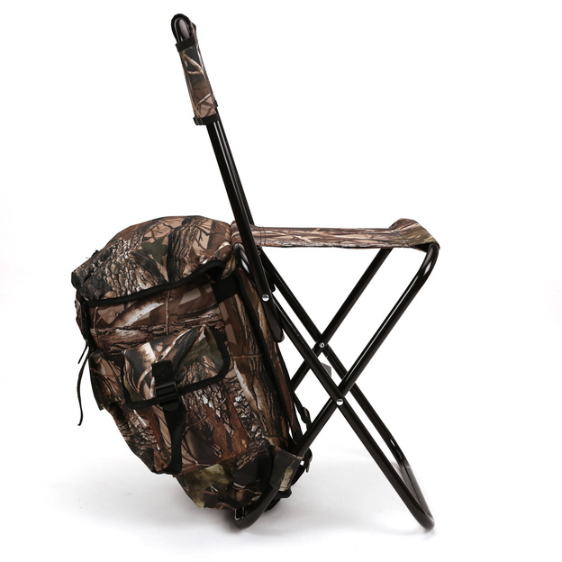 KRZESŁO WĘDKARSKIE Z OPARCIEM KAMUFLAŻ YORK - KY281L