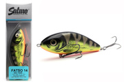 WOBLER SALMO FATSO SINKING 14cm - MAT TIGER