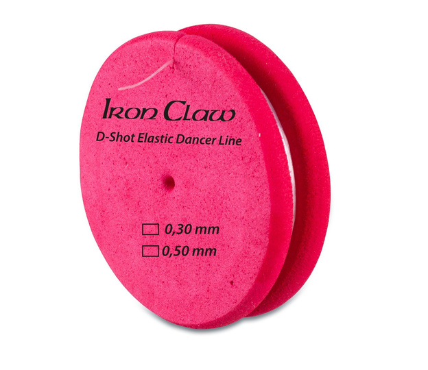 GUMOWA LINA IRON CLAW D-SHOT ELASTIC DANCER - 0,30mm/3m