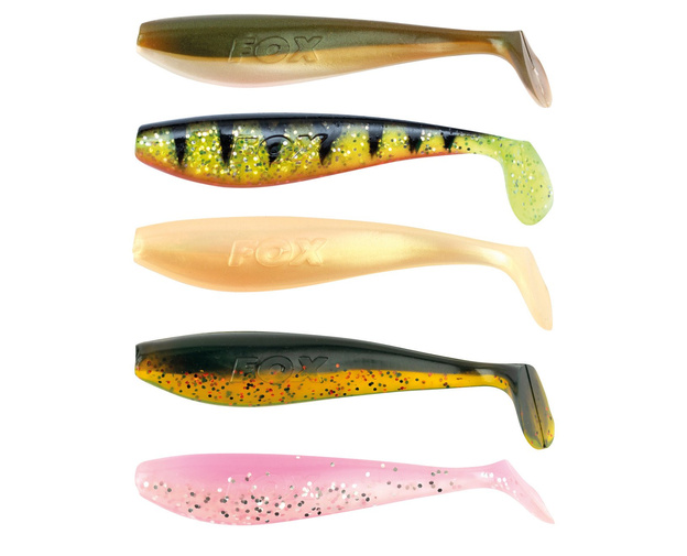 ZESTAW GUM FOX RAGE ZANDER PRO UV COLORS 10cm/5szt
