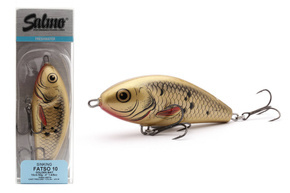 QFA066 - SALMO WOBLER FATSO SINKING 10cm - GOLDEN BAIT