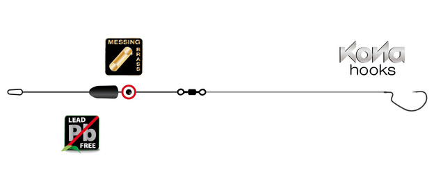GOTOWY ZESTAW DOIYO CAROLINA RIG 1-5,0g