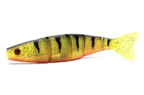 GUMA PRO SHAD JOINTED - UV PERCH - FOX RAGE