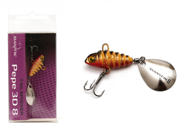 P016 - MANYFIK WIRUJĄCY OGONEK PePe 3D - ZŁOTY