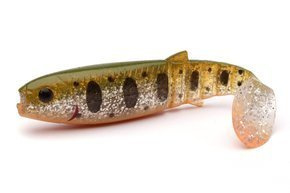 7191 - SAVAGE GEAR GUMA CANNIBAL PADDLETAIL - OLIVE SMOLT UV