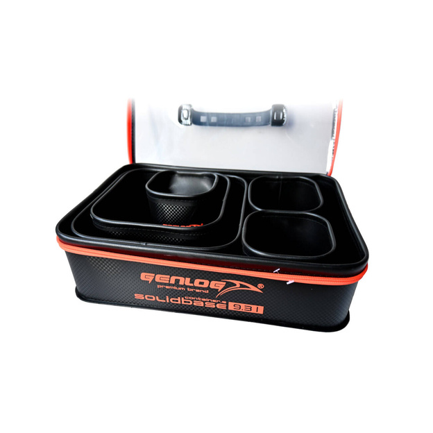 ZESTAW 6 POJEMNIKÓW GENLOG EVA SOLID BASE CARBON