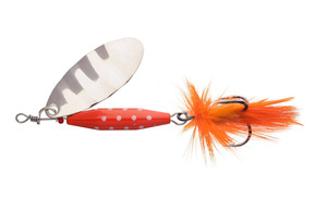 1549 - ABU GARCIA OBROTÓWKA REFLEX RED - LF SILVER