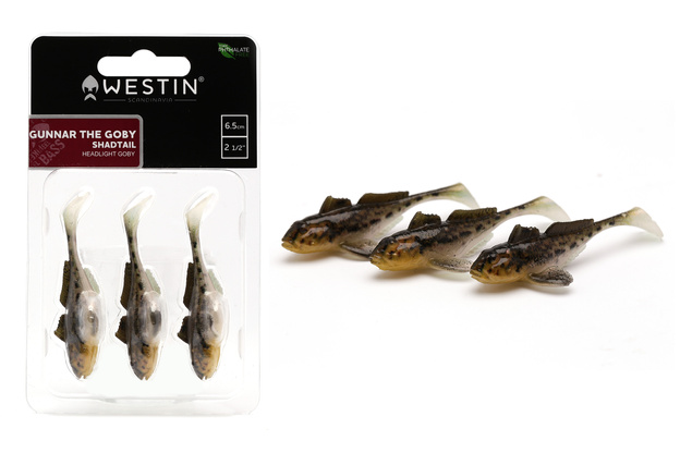 GUMY WESTIN GUNNAR THE GOBY 6,5cm/3szt - HEADLIGHT GOBY