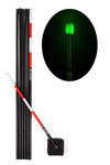 MARKER KARPIOWY TYCZKA Z GŁOWICĄ LED 7m-GREEN - CARP MARKER