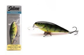 WOBLER SALMO EXECUTOR SHALLOW RUNNER 9cm- REAL HOT PERCH