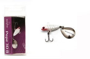 P010 - MANYFIK WIRUJĄCY OGONEK PePe 3D - BIAŁY