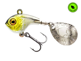 P189-122 - WESTIN WIRUJĄCY OGONEK DROPBITE SPIN TAIL JIG - HEADLIGHT
