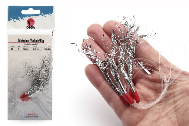 PRZYWIESZKA DEGA NA MAKRELE 4 HAKI 3/0