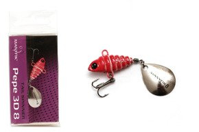 P005 - MANYFIK WIRUJĄCY OGONEK PePe 3D - CZERWONY