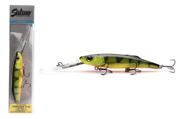 WOBLER SALMO FREEDIVER SDR 12cm- HOT PERCH