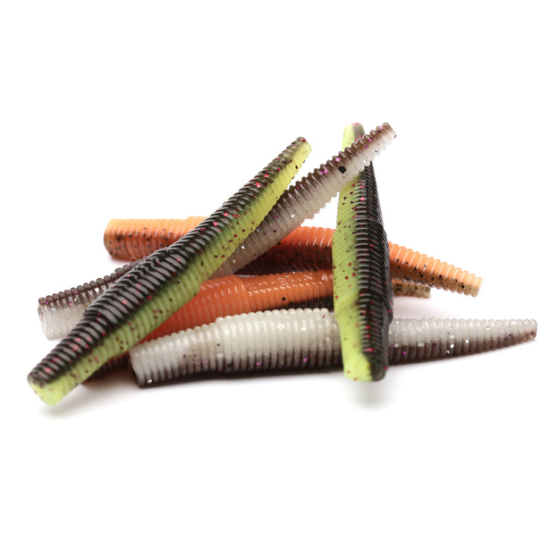 GUMY WESTIN NED WORM TPE 5,5cm/6szt - DARK WATER MIX