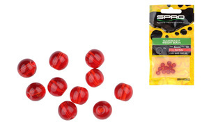 SZKLANE KORALIKI SPRO RED RUBY 8mm/10szt