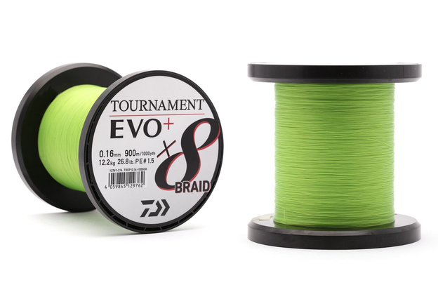 PLECIONKA DAIWA TOURNAMENT X8 BRAID EVO+ 900m