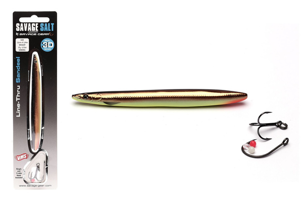 LINE THRU SANDEEL SAVAGE GEAR - BLACK COPPER UV