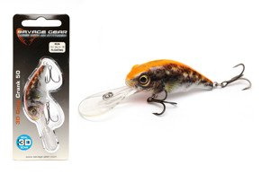 621 - SAVAGE GEAR WOBLER 3D GOBY CRANK - UV ORANGE