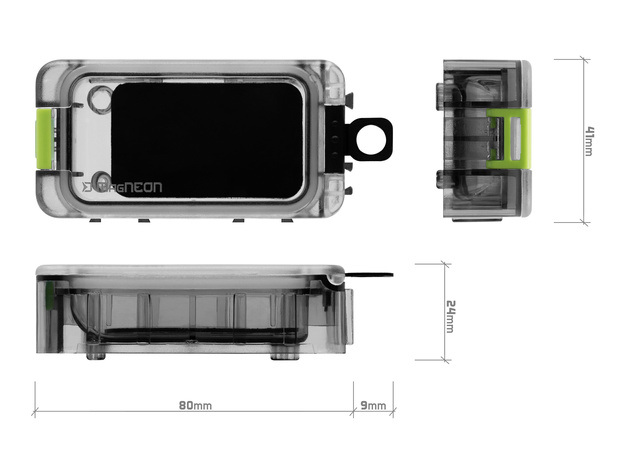 ZESTAW 3 PUDEŁEK DELPHIN MAGNEON 80x41x24mm