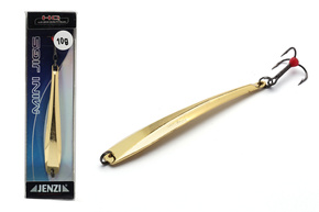 BŁYSTKA PODLODOWA Z KOTWICĄ JENZI SPEED JIGS 10g - GOLD