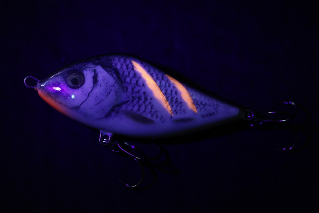 WOBLER SALMO SLIDER SINKING 12cm - WOUNDED REAL GREY SHINER