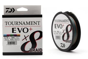PLECIONKA DAIWA TOURNAMENT X8 BRAID EVO+ 300m