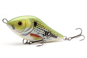 WOBLER SLIDER SINKING 12cm - HOLO GREEN STRIPER - SALMO 