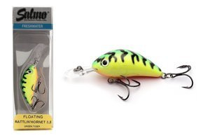 QRH268 - SALMO WOBLER RATTLIN HORNET F 3,5cm- GREEN TIGER