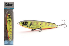 QSE043 - SALMO WOBLER SWEEPER SINKING 14cm - MAT TIGER