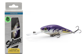 UNIKATOWY WOBLER SALMO EXECUTOR SDR 7cm - HOLOGRAPHIC PURPLE TIGER