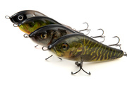 WOBLER SALMO RATTLIN SLIDER SINKING 15cm - CLEAR SILVER AYU