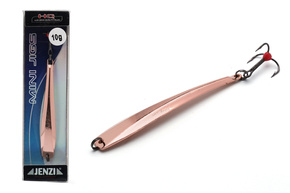 BŁYSTKA PODLODOWA Z KOTWICĄ JENZI SPEED JIGS 10g - COPPER