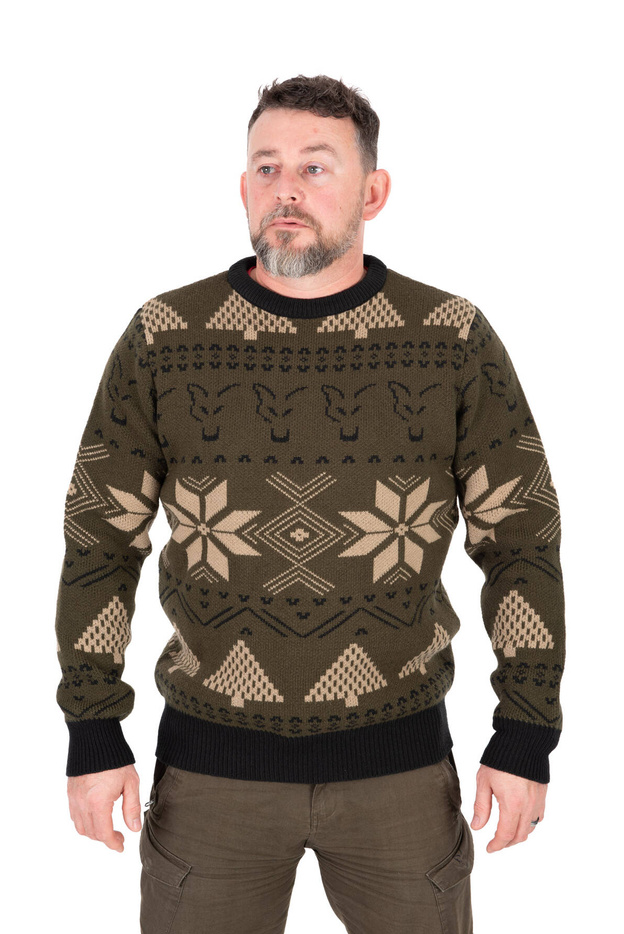 SWETER WĘDKARSKI FOX FESTIVE JUMPER