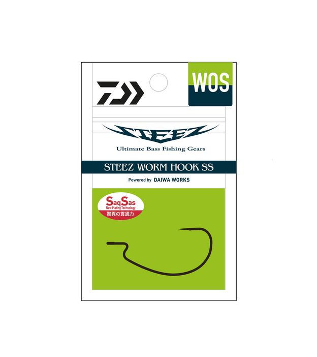 HACZYKI DAIWA STEEZ WORM SS WOS 1/0-9szt