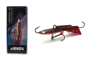 BŁYSTKA PODLODOWA BALANSÓWKA JENZI VERTICAL JIG 12g - BROWNY