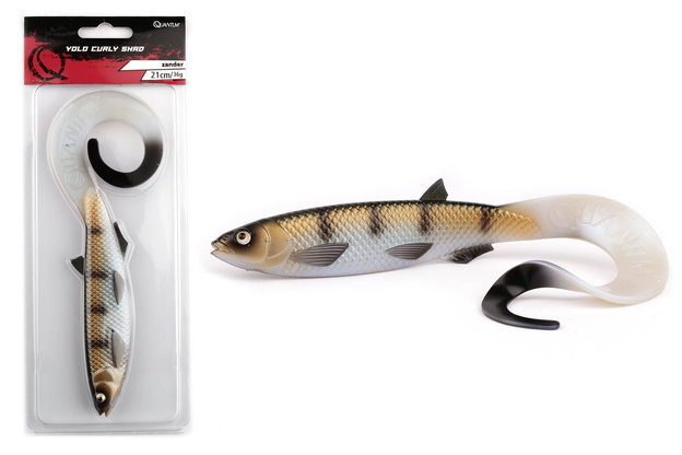 GUMA QUANTUM YOLO CURLY SHAD 21cm/36g - ZANDER