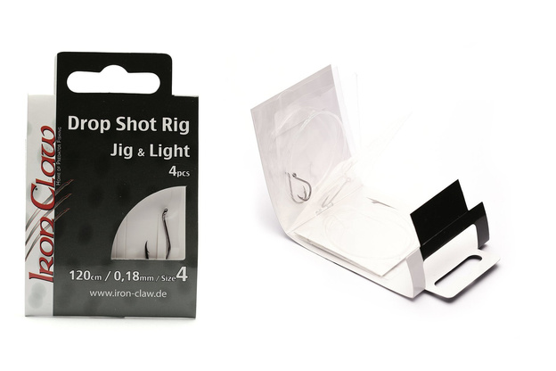 PRZYPON DROP SHOT IRON CLAW 0,18mm/4szt