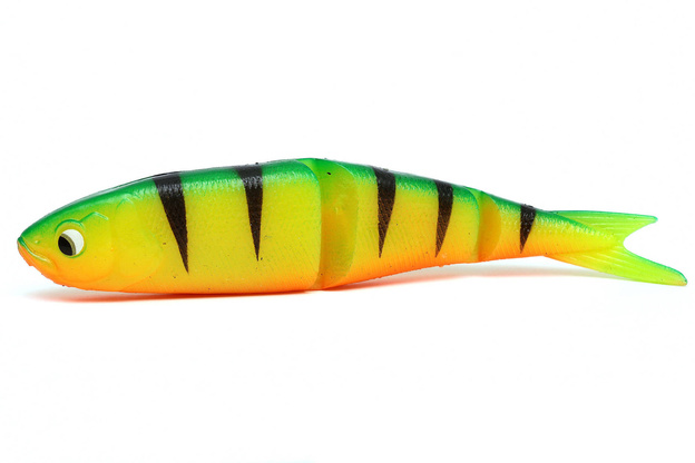 GUMA SAVAGE GEAR SOFT 4PLAY S&J - FIRETIGER - 1szt