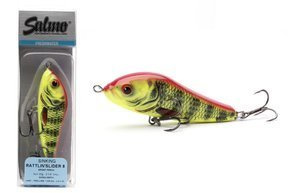 WOBLER SALMO RATTLIN SLIDER SINKING 8cm - BRIGHT PERCH