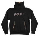 BLUZA FOX BLACK/CAMO PRINT HIGH NECK