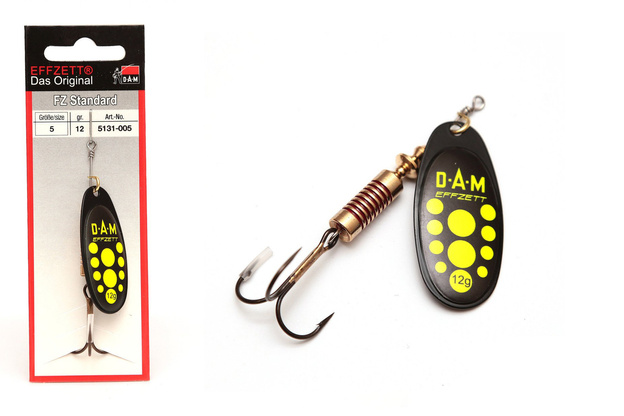 OBROTÓWKA DAM EFFZETT STANDARD - BLACK YELLOW