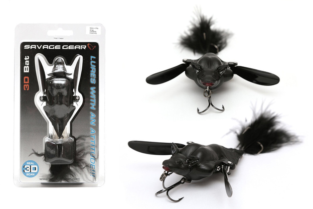 583 - SAVAGE GEAR PRZYNĘTA 3D BAT - BLACK